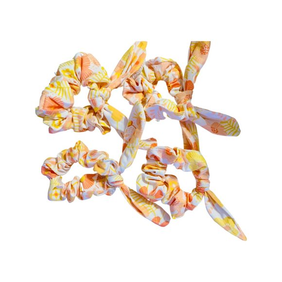 4 Pack Terana Bowknot Scrunchies, 4pack Design Hair Bowknot Scrunchies. - Picture 7 of 8